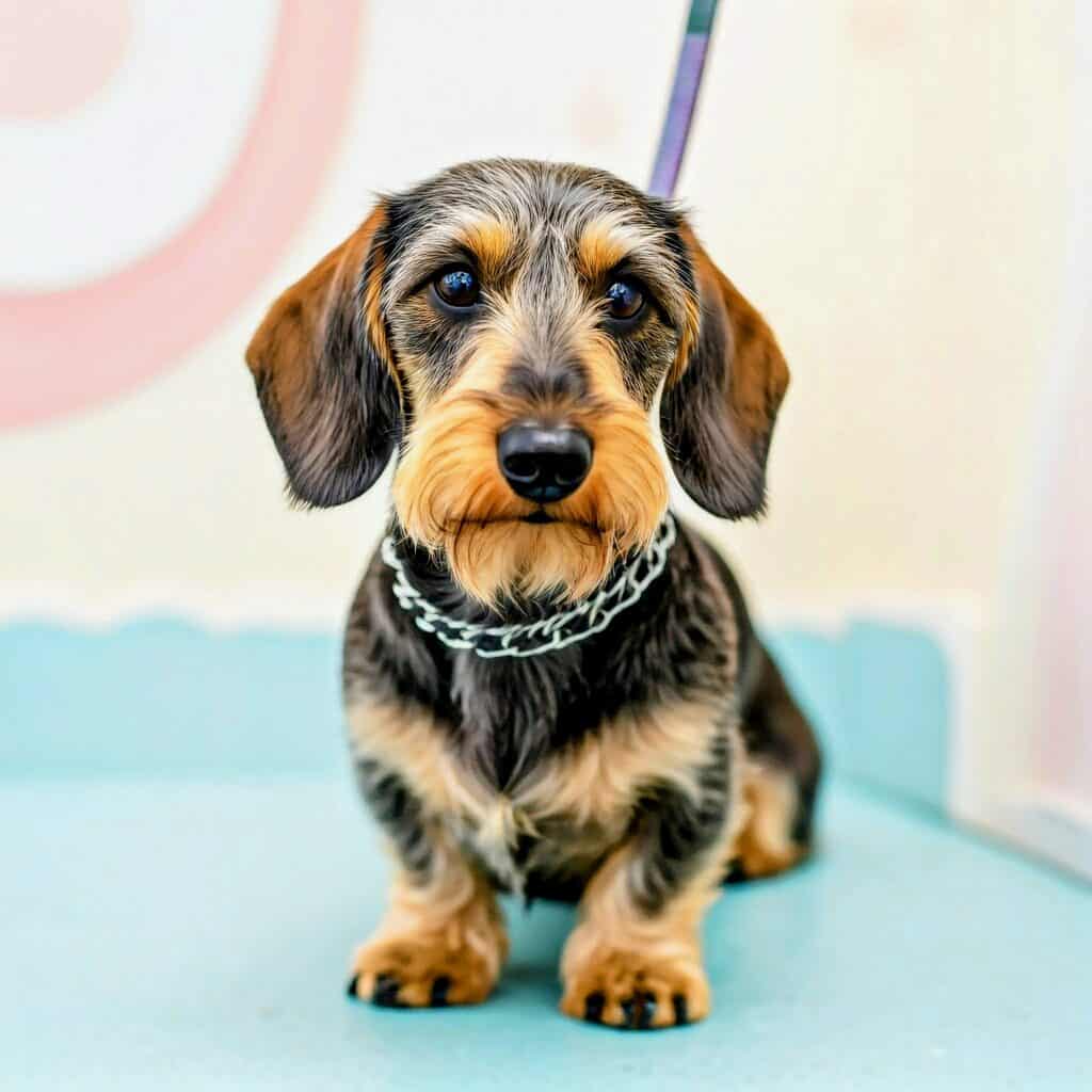 Dackel beim Trimmen – Hundefriseur Wien 1150 Kleiner Wolf